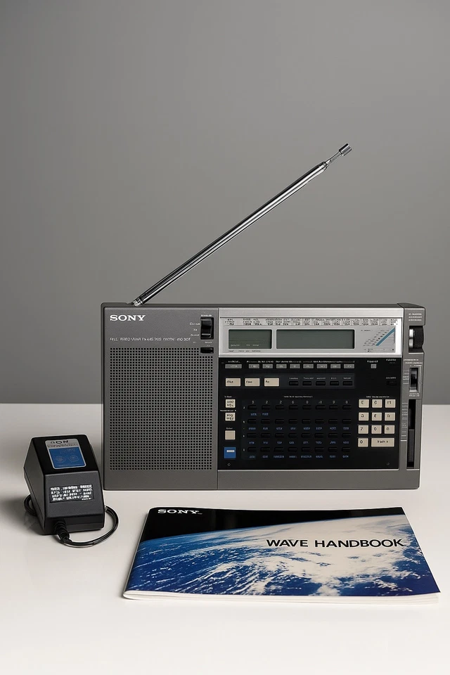 RECEPTOR SINTETIZADOR SONY ICF-2010 AIR/AM/FM/LW/SW WORLD BAND PLL - ¡FUNCIONA! Foto 2 de 4