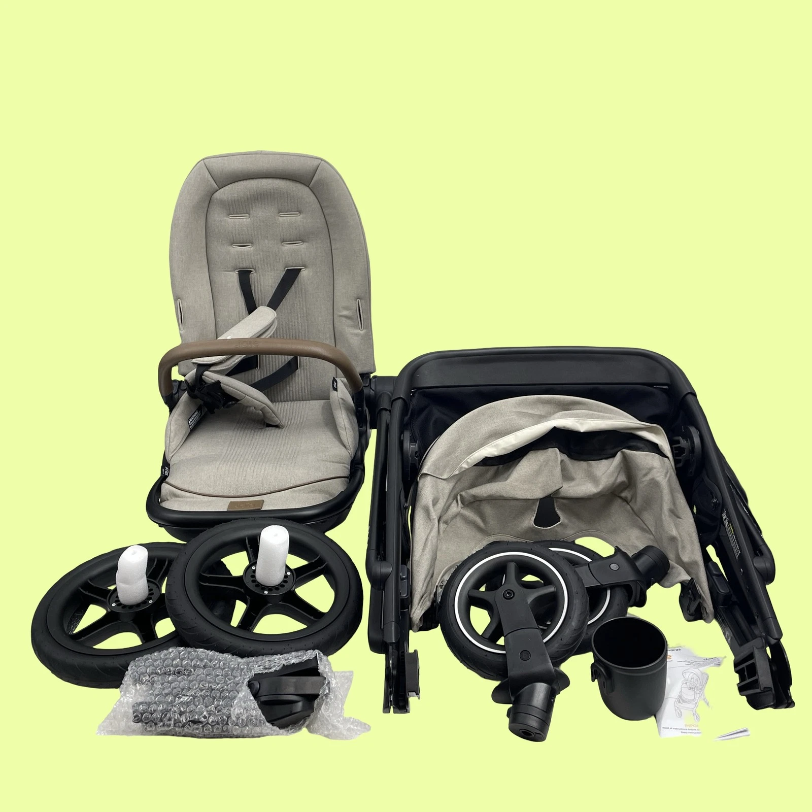Joie Chive Single-to-Double Stroller Dove Rubber Wheels S2332BADOV900 #NO99374
Opens in a new window