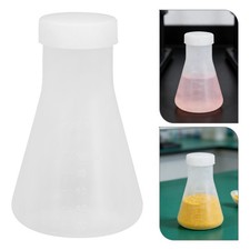 Lot de 20 flacons Erlenmeyer en plastique : flacons scientifiques ronds