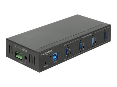 Delock Externer USB 3.0 Industrie Hub 4x Typ-A Kabel Digital/Daten