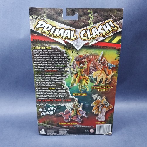 Lanard Primal Clash Dino Wrangler Titanis Trickshot Walmart esclusivo sigillato - Foto 2 di 6