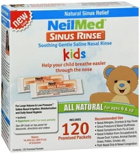 NeilMed Kids Sinus Rinse Premixed Packets 120 EA