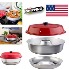 Portable Stovetop Oven 2.1 Quart Red Alloy St...