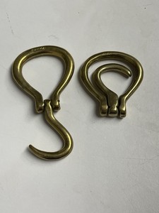 Vintage Brass Folding Hoof Pick Travel Size
