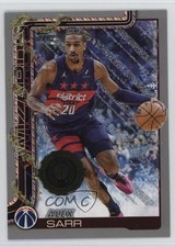 2025-26 Topps Holiday Holiday Silver Glitter Alexandre Sarr Alex Sarr #H75 19b1