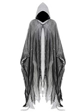 Hooded Grim Reaper Cloak for Men  Women - Halloween Costume Cosplay Prop