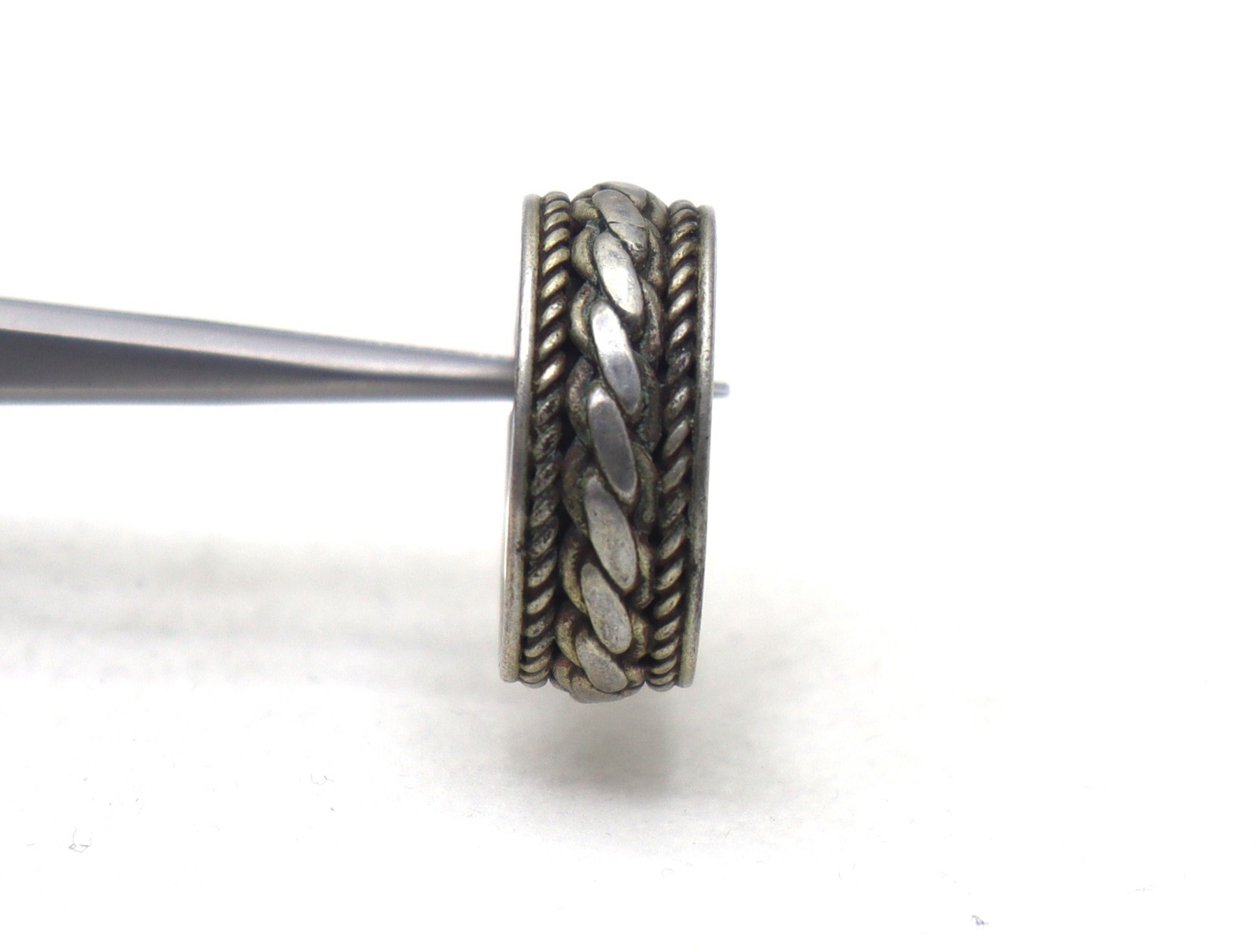 925 Solid Sterling Silver Adjustable Band Ring fo… - image 4