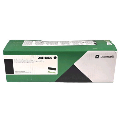 Genuine Lexmark 20N10K0 Black Return Program Printer Cartridge