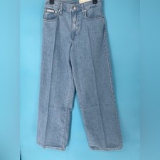 Women's Light Blue Jeans wide leg sz 28Reg