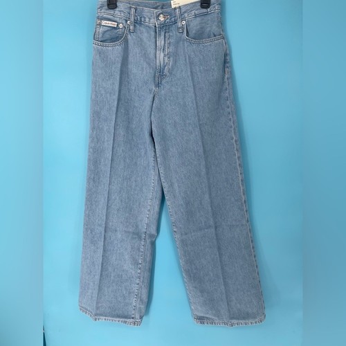 Jeans donna blu chiaro gamba larga tg 28Reg - Foto 1 di 8