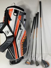 Topgolf Kids Golf Set LH 4 Clubs MINT - Age 5-7 Yrs - Carry Dual Shoulder Strap