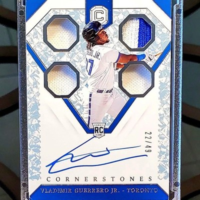 💥 Vladimir Guerrero Jr. - ROOKIE - 2019 Panini Cornerstones RPA - Crystal /49