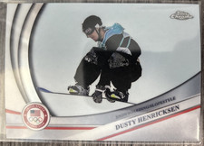 2026 Topps Chrome Olympics Dusty Henricksen - USA Snowboarding #1 base