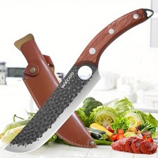 1/3PCS High Carbon Steel Boning Knife Handmade Forged Professional Kitchen Knife