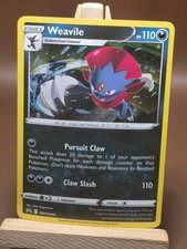 SWIRL MP Weavile SWSH246 Sword & Shield Black Star Promo Holo Pokemon Card