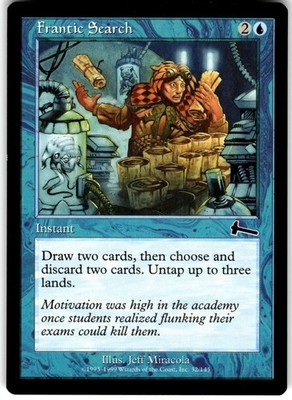 Frantic Search 32 Urza's Legacy ULG C MTG Magic The Gathering C MP