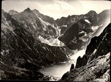 RPPC Morskie Oko Tatra Mountains Poland vintage postcard b172