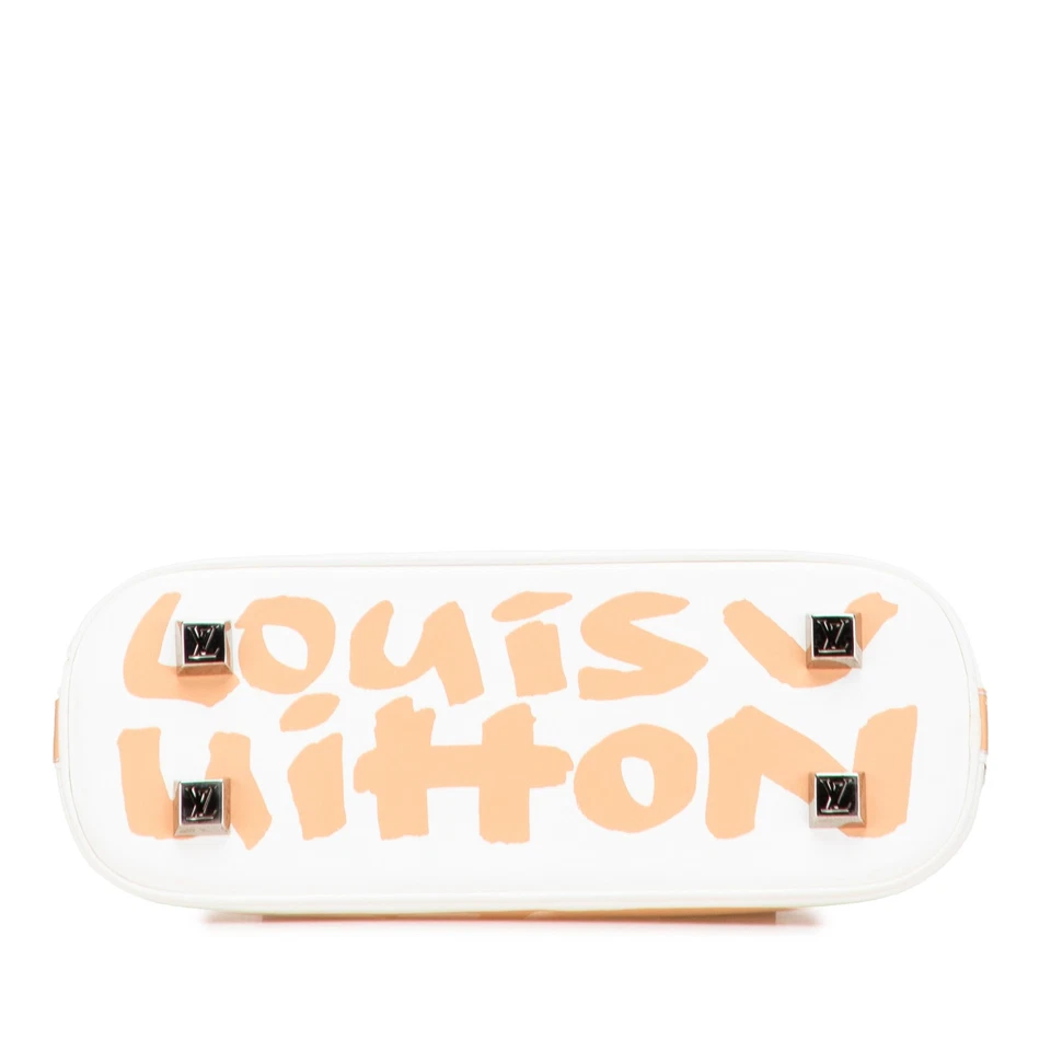 Autenticado Louis Vuitton Stephen Sprouse Graffiti Alma PM Branco - Imagem 3 de 4