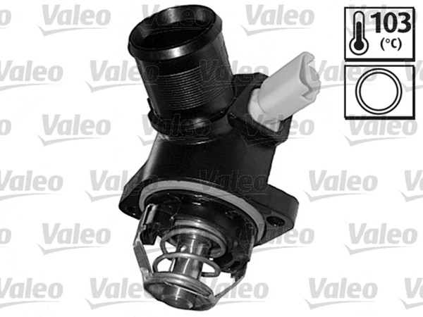 Valeo Thermostat KüHlmittel 820977 FüR Qubo Fiorino Fiat C3 Nemo Peugeot C2 Cng-image