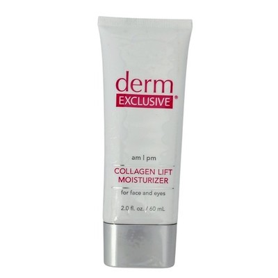 Derm Exclusive AM PM Collagen Lift Moisturizer Face Eyes Neck Decollete 2.0 oz.