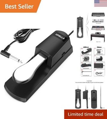 Sustain Pedal for Yamaha Keyboard Piano Keyboard Pedal with Polarity Switch for