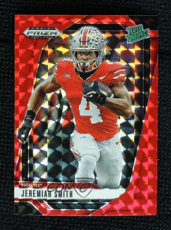 2025 Panini Prizm Draft Picks Red Finite Prizm 88/125 Jeremiah Smith #160 0j3l