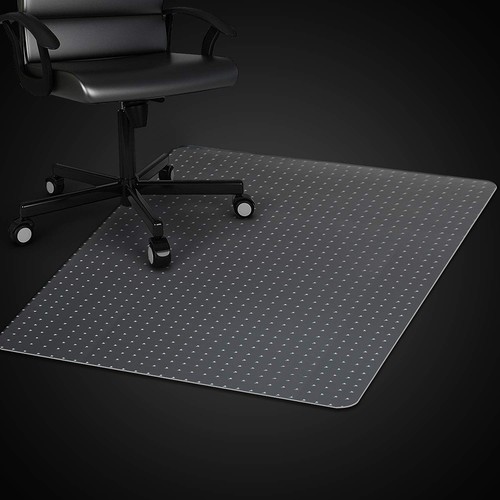 Clear Office Chair Mat for Low, Standard and No Pile Carpeted Floors, Plastic...