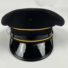 Bayly Hat Cap Fitted Mens XS 6 3/4-6 5/8 Black Air Force Uniform