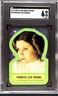 PRINCESS LEIA ORGANA 1977 Topps Star Wars Sticker #02 SGC 6