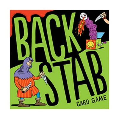 US Game Systems Cardgame Back Stab Card Game Box EX/NM