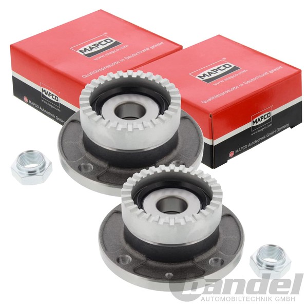 2X Mapco RADLAGER-SATZ Hinten Passend FüR CitroËN Xsara ZX Peugeot 306-image