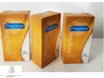   36 Pasante Kondome King Size 60mm XL 3 x 12er Extra Gross Condome