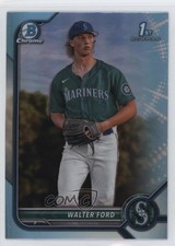 2022 Bowman Draft Chrome Sky Blue Refractor Walter Ford #BDC-187 1k9t
