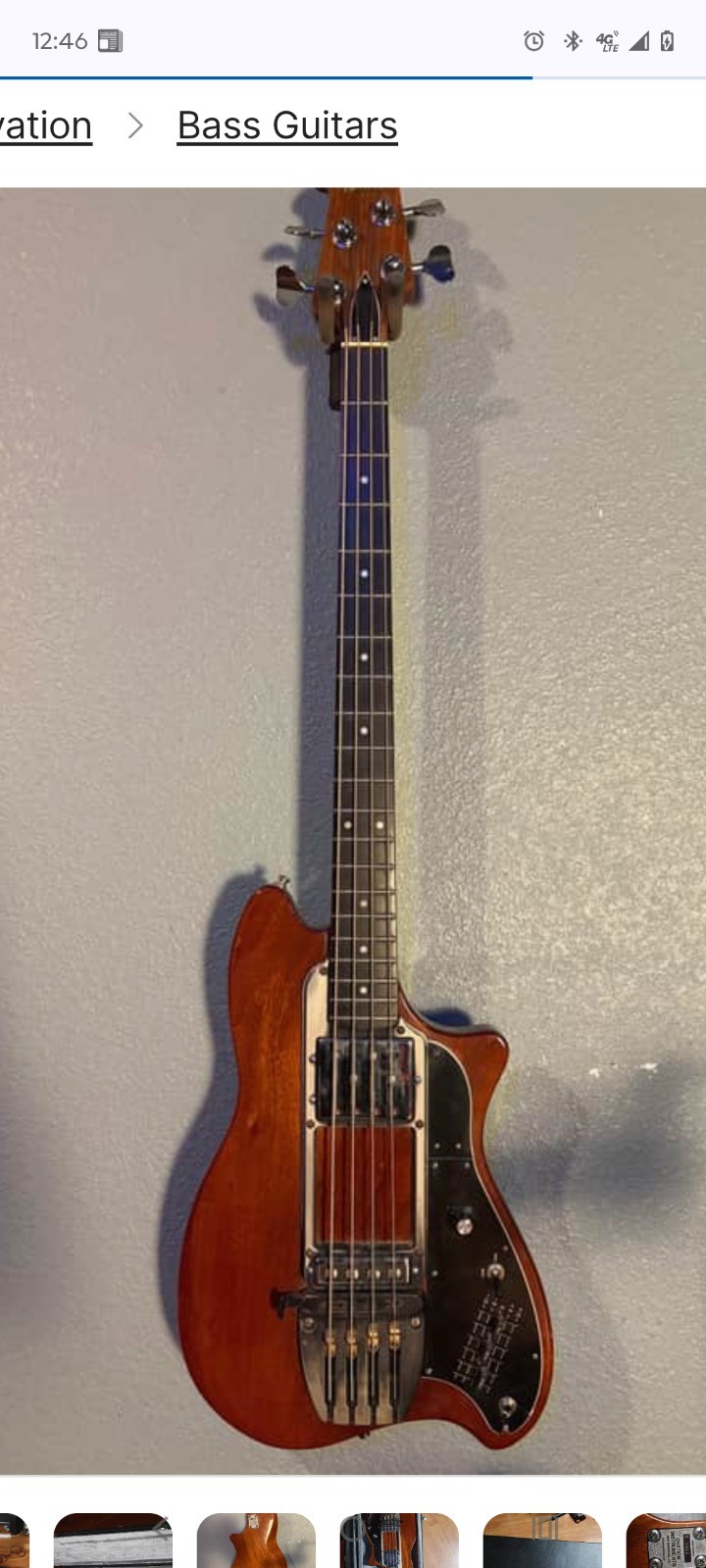 OVATION MAGNUM II BASS 1978? w case The one you want with the cool EQ