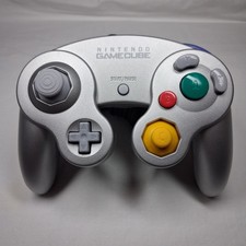 Nintendo ORIGINAL Gamecube DOL-003 Controller PLATINUM Wii SWITCH Compatible