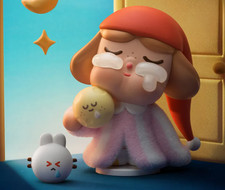 Popmart crybaby crying to the moon series - MOON LOVER