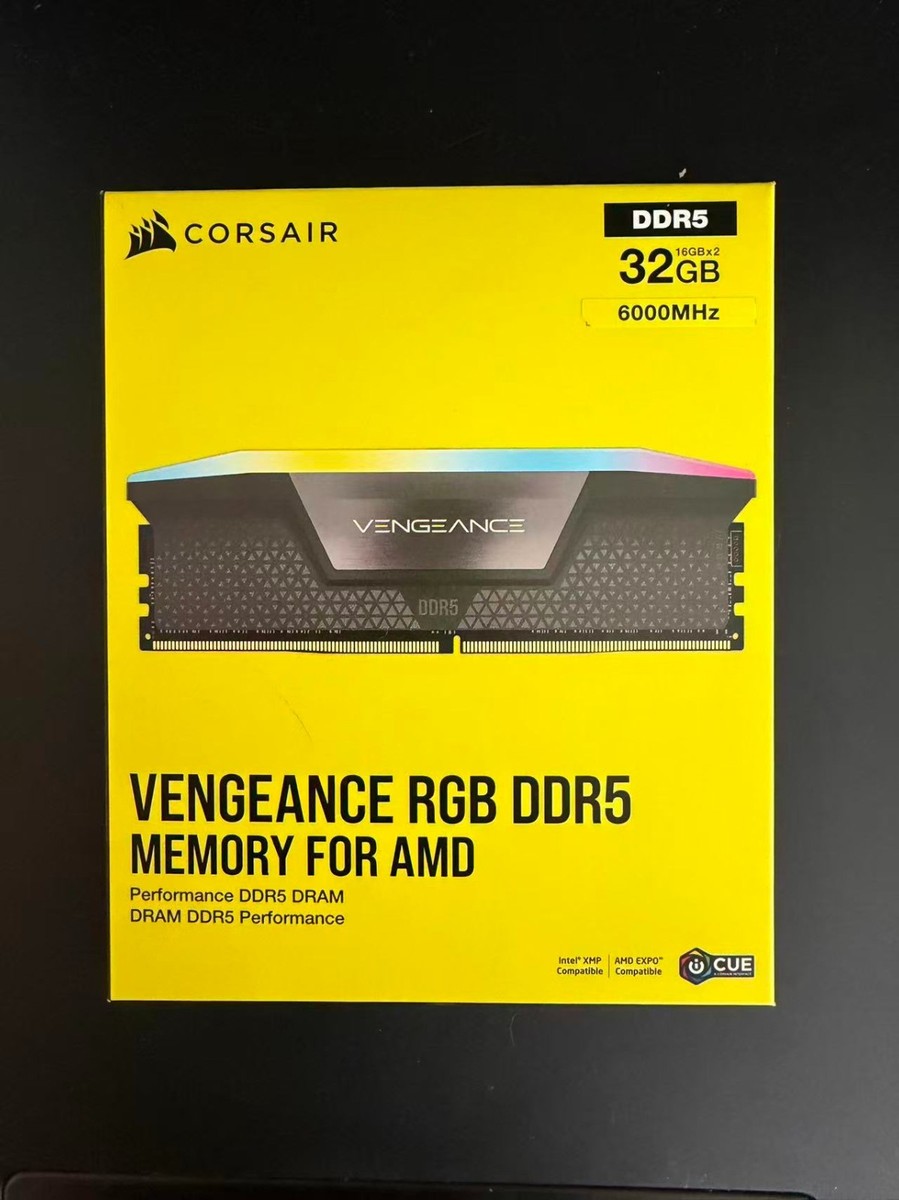 Corsair Vengeance RGB 32GB (2x16GB) DDR5 6000MHz CL36 SDRAM RGB