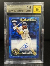 ⭐️Topps 2024 Chrome Sapphire Jackson Chourio RC Auto #CSA-JC /199 BGS 9.5⭐️