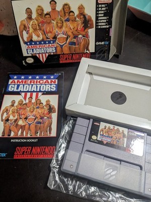 American Gladiators (Super Nintendo Entertainment System, 1993) CIB Complete