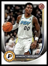 2025-26 Bowman Base Bennedict Mathurin Indiana Pacers #78