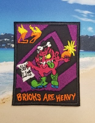 EMBROIDERED L7 BRICKS ARE HEAVY ROCK BAND PATCH (Please Read Ad)