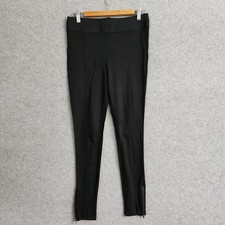 Women's High Rise back Leggings Size 12 Elastic Waist Ankle Zip New