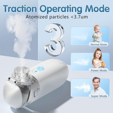 1x Handheld Micro-Mesh Nebulizer Humidifier Silent E- C7D UK Inhaler U6H0