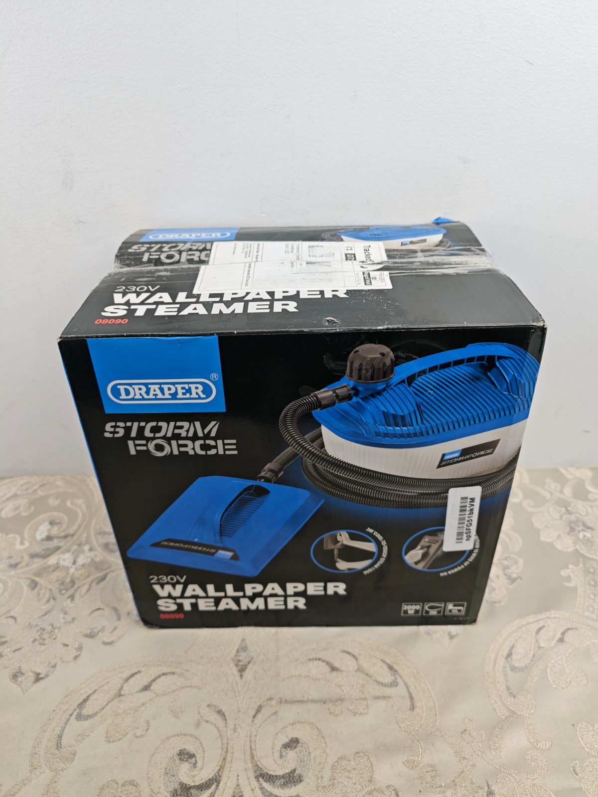 Draper Storm Force Wallpaper Steamer Stripper 2000W | 230V Lightweight DIY Remov