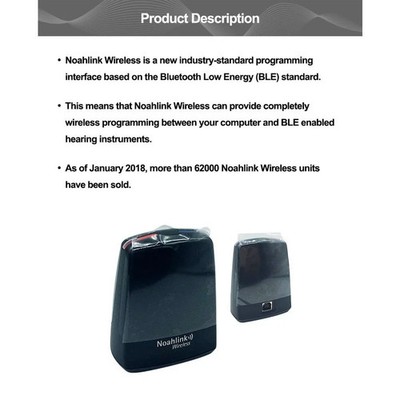 Noahlink Wireless 2 デジタルBluetoothワイヤレス Amazon.com: Noahlink Wireless 2 Hearing Aid Programmer - Digital