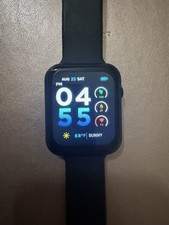 iTouch Air 4 Smartwatch Wearable Sport, Black, Heart Rate, 44mm