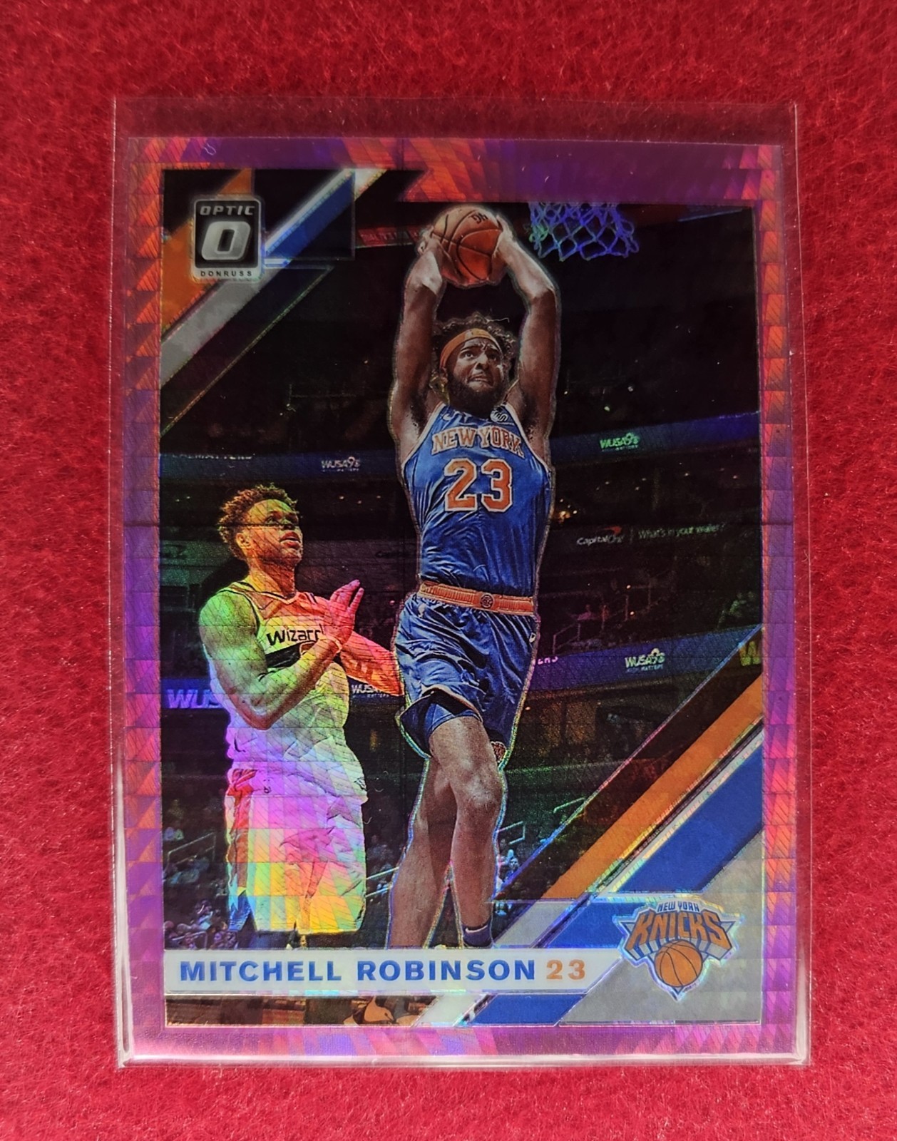 2019-20 Panini Donruss Optic - Mitchell Robinson #83 Pink Hyper Prizm