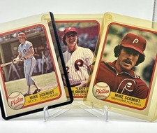 1981 Fleer - Mike Schmidt #5 & #640, and Steve Carlton #6 Philadelphia Phillies 