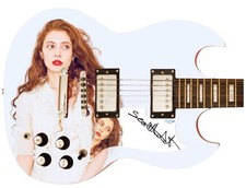 Scarlett Sabet Autographed Custom Graphics Guitar ACOA