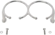 Double Ring Boat Cup Drink Holder Open-Ring Design Marine Grade Stainless Steel